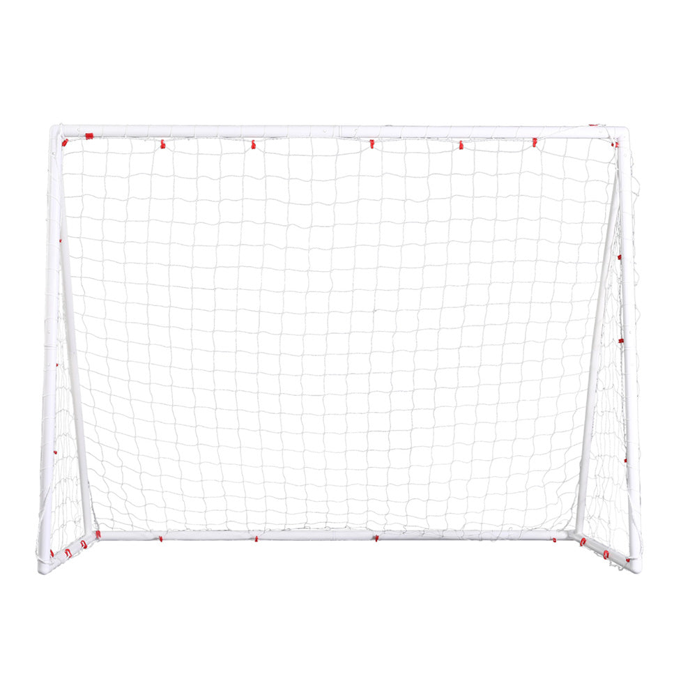 Everfit 8FT Soccer Football Goal Net UPVC Frame with PE Mesh Weatherproof Portable Goals for Backyard Training Competitive Play-Sports &amp; Fitness > Ball Sports > Soccer &amp; Soccer Accessories-PEROZ Accessories