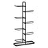 Everfit Ball Storage Rack Sports Equipment Organizer 7-Tier Holder for Garage Gym Black-Tools > Tools Storage > Wall Storage Racks-PEROZ Accessories