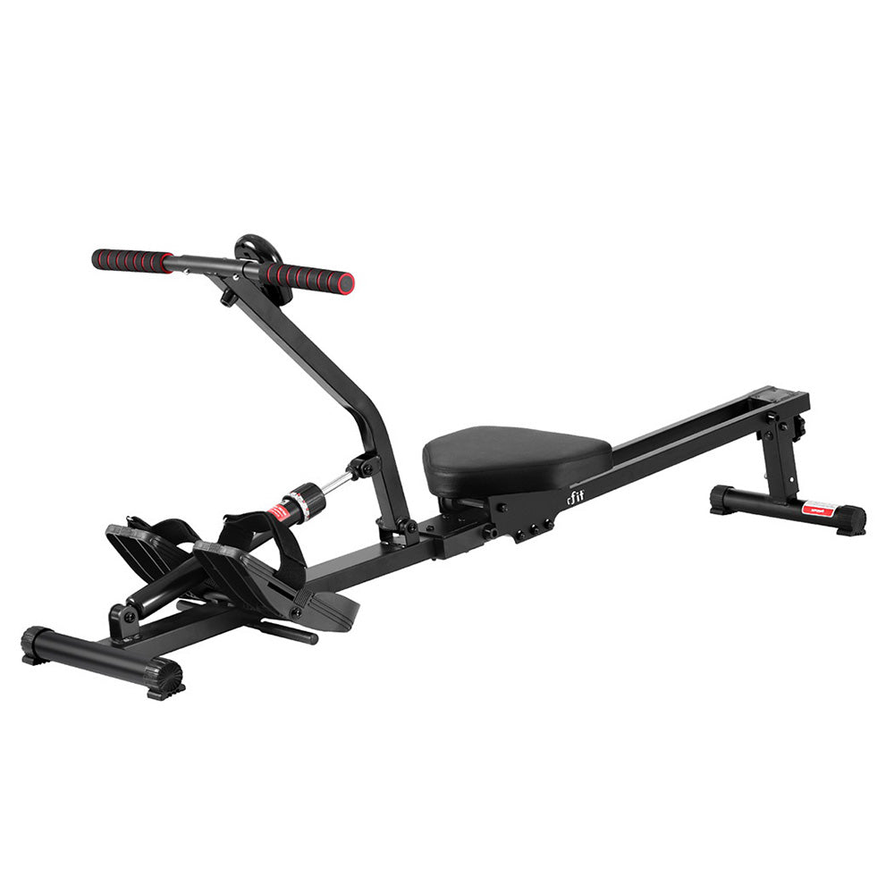 Everfit Hydraulic Rowing Machine Rower 12 Levels Resistance Exercise Fitness Gym Cardio-Sports &amp; Fitness > Exercise, Gym &amp; Fitness > Gym Equipment &amp; Accessories-PEROZ Accessories