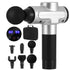 Everfit Massage Gun 30 Speed 6 Heads Vibration Muscle Massager Chargeable Silver-Health & Beauty > Massage & Relaxation > Massagers-PEROZ Accessories