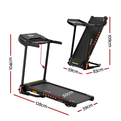 Everfit Treadmill Electric Home Gym Fitness Exercise Equipment Incline 390mm-Sports &amp; Fitness > Exercise, Gym &amp; Fitness > Treadmills-PEROZ Accessories