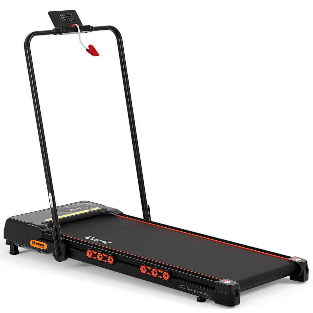 Everfit Treadmill Electric Walking Pad Auto Incline Foldable for Home Gym Black-Sports &amp; Fitness &gt; Exercise, Gym &amp; Fitness &gt; Treadmills-PEROZ Accessories