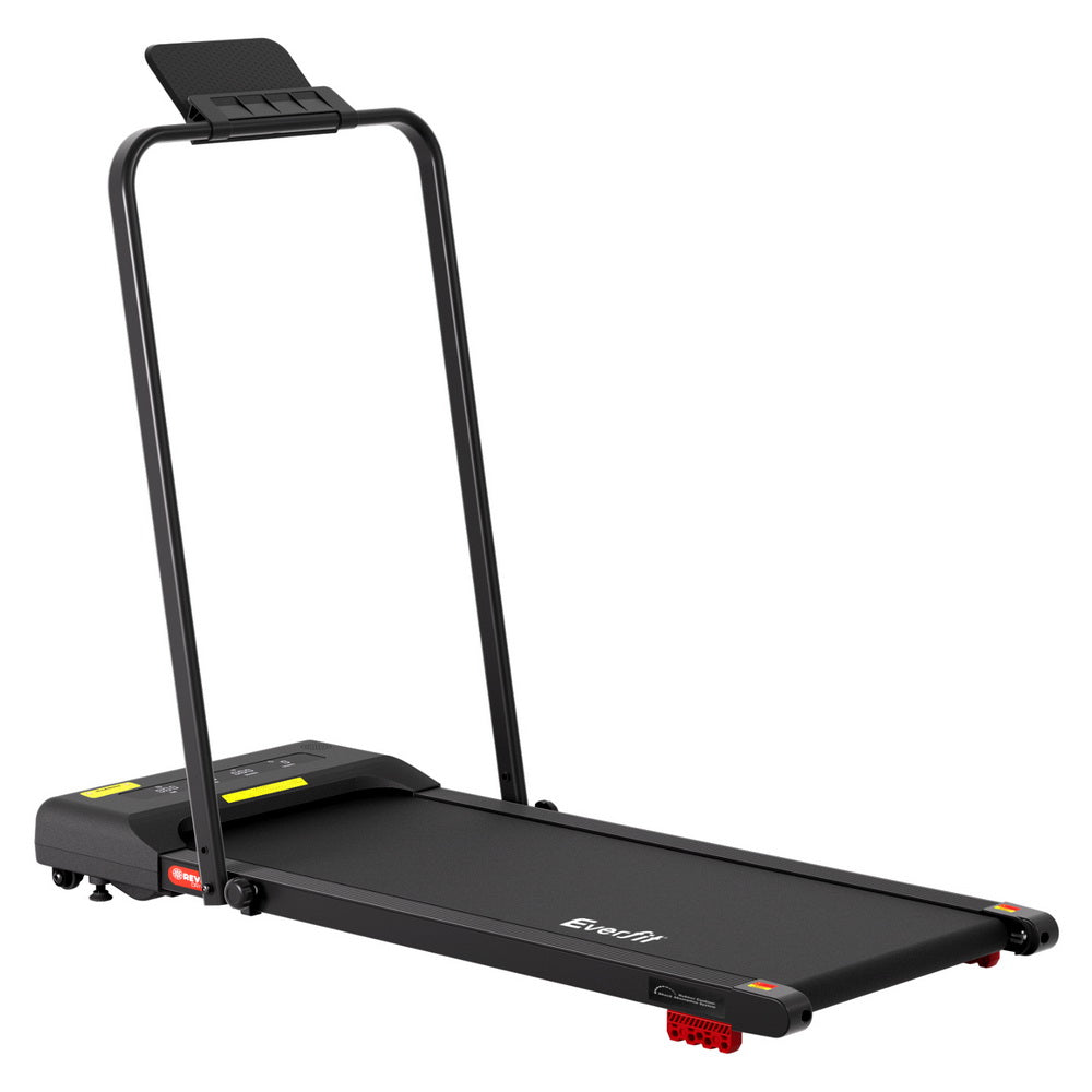 Everfit Treadmill Electric Walking Pad Incline Under Desk 380mm Black-Sports &amp; Fitness > Exercise, Gym &amp; Fitness > Treadmills-PEROZ Accessories