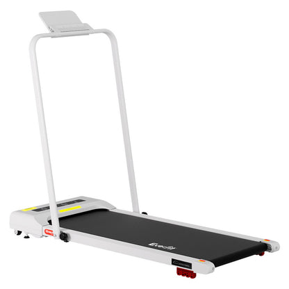 Everfit Treadmill Electric Walking Pad Incline Under Desk 380mm White-Sports &amp; Fitness > Exercise, Gym &amp; Fitness > Treadmills-PEROZ Accessories