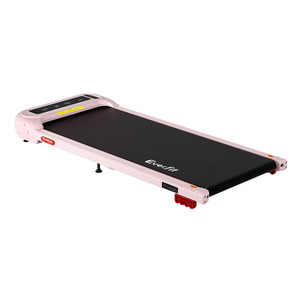 Everfit Treadmill Electric Walking Pad with Incline Under Desk Home Gym Pink-Sports &amp; Fitness > Exercise, Gym &amp; Fitness > Treadmills-PEROZ Accessories