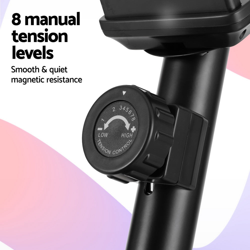 Everfit Under Desk Exercise Bike Magnetic Resistance Cardio workouts 120kg Capacity-Sports &amp; Fitness > Exercise, Gym &amp; Fitness > Exercise Bikes-PEROZ Accessories