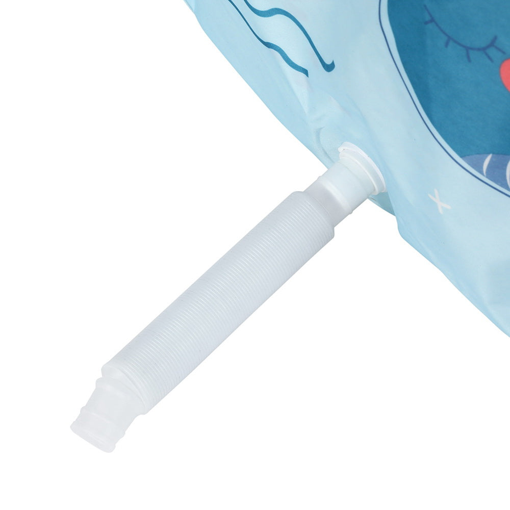 Weisshorn Foldable Bathtub PVC Spa Bucket Inflatable Cushion 134x65cm Blue-Outdoor Recreation &gt; Camping &gt; Portable Toilets &amp; Showers-PEROZ Accessories