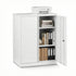 Artiss Steel Locker Cabinet Filing Mental Storage 3-Point Lock Adjustable Shelves White-Furniture > Office > Storage Cabinets-PEROZ Accessories