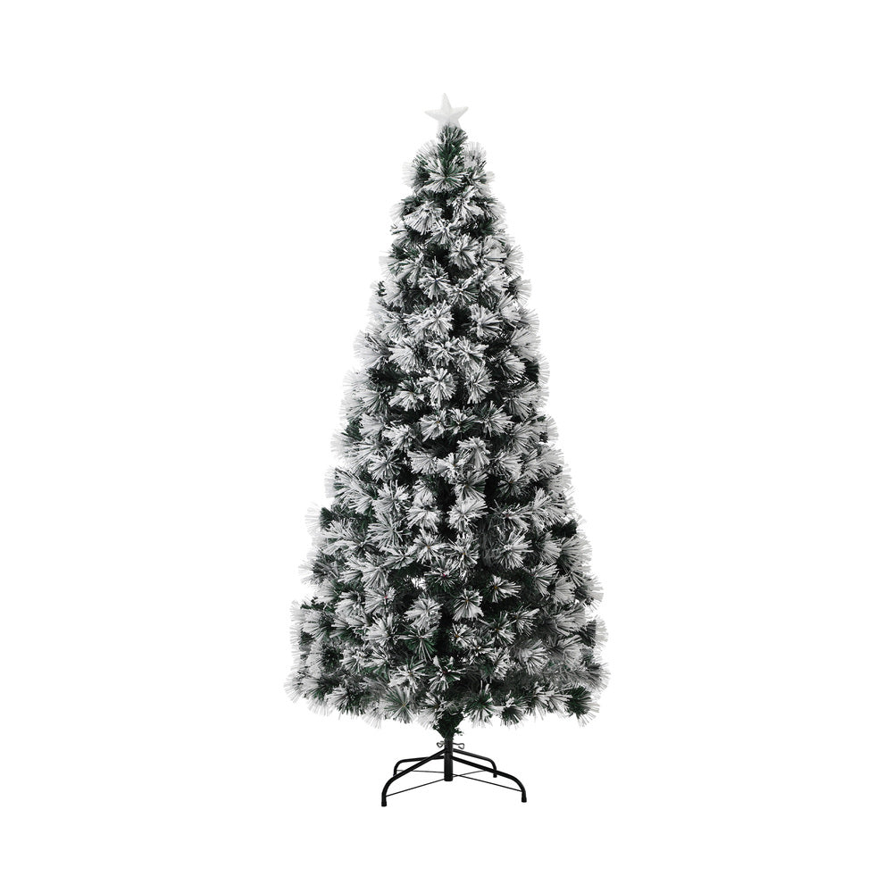 Mazam Christmas Tree 1.8M 6FT Fibre Optic Multi Colour LED Light-Christmas Tree-PEROZ Accessories