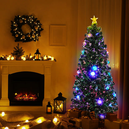 Tinseltown LED Christmas Tree 1.8M 6FT Fibre-optics Flash Lights-Christmas Tree-PEROZ Accessories