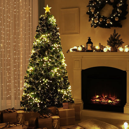 Tinseltown LED Christmas Tree 1.8M 6FT Fibre-optics Warm Lights-Christmas Tree-PEROZ Accessories