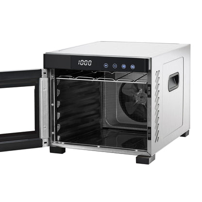 Devanti Food Dehydrator 6 Tray Fruit Dryer Jerky Maker With Stainless Steel Rack-Appliances > Kitchen Appliances > Food Dehydrators-PEROZ Accessories
