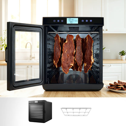 Devanti 10 Trays Food Dehydrator with Stainless Steel Tray-Appliances > Kitchen Appliances > Food Dehydrators-PEROZ Accessories