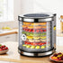 Devanti 8 Trays Food Dehydrator Stainless Steel Auto-Rotate 10 Programs 700W-Appliances > Kitchen Appliances > Food Dehydrators-PEROZ Accessories