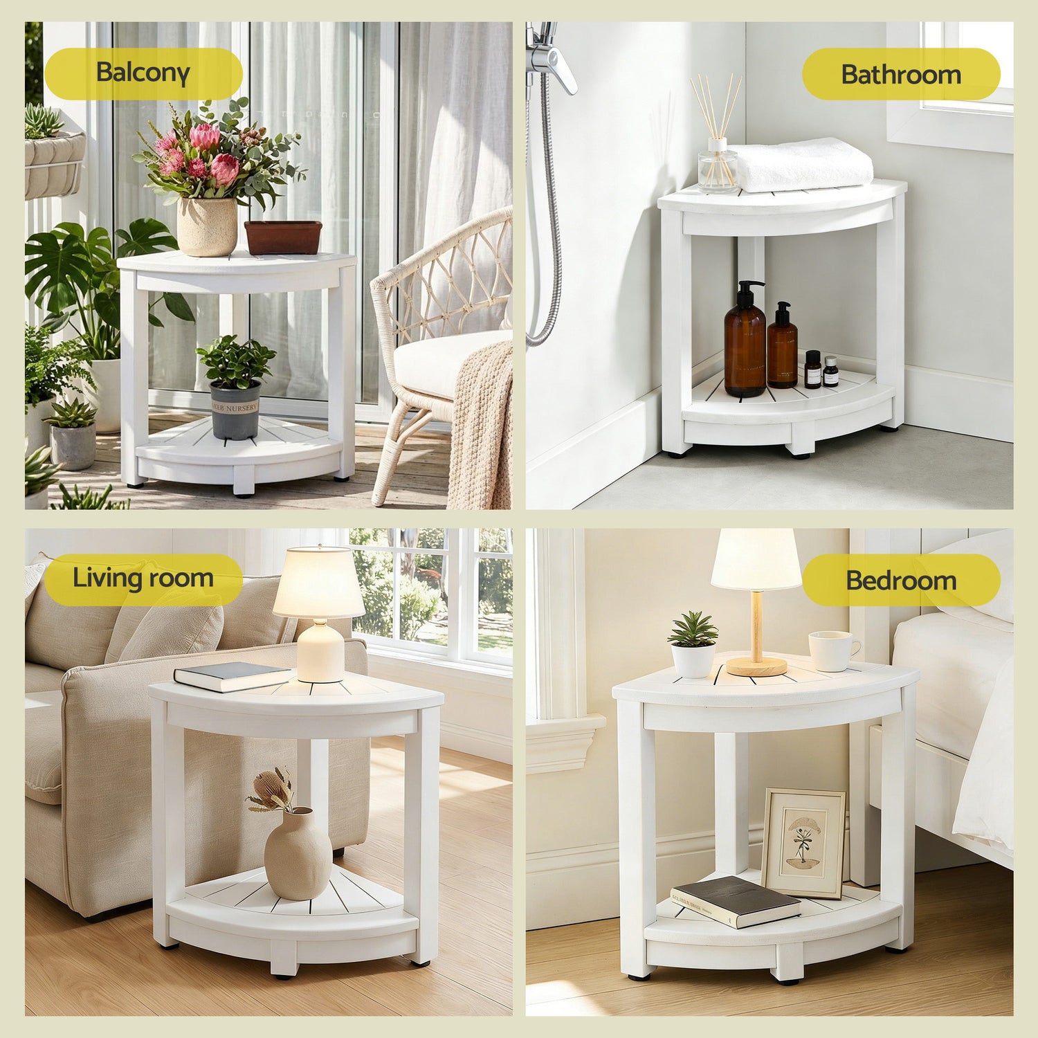 Gardeon Outdoor Table and Chairs HDPE Folding Adirondack Beach Chair Patio Furniture White-Furniture > Outdoor > Outdoor Chairs-PEROZ Accessories