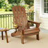 Gardeon Outdoor Chairs Folding Adirondack Beach Chair HDPE Sun Lounge Patio Furniture Garden Brown-Furniture > Outdoor > Outdoor Chairs-PEROZ Accessories