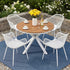 Gardeon 5PCS Outdoor Dining Set Table and Chairs Patio Garden Furniture Diamond-Furniture > Outdoor > Outdoor Dining Sets-PEROZ Accessories