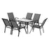 Gardeon 7PC Outdoor Dining Set Table and Chairs Patio Furniture Garden Bistro Set Grey-Furniture > Outdoor > Outdoor Dining Sets-PEROZ Accessories