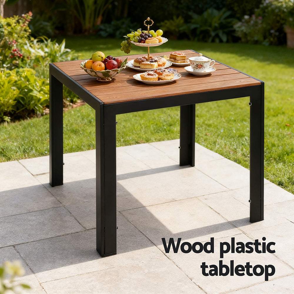 Gardeon 5PCS Outdoor Dining Set Table and Chairs Patio Garden Furniture Bistro Set-Furniture &gt; Dining &gt; Dining Set-PEROZ Accessories