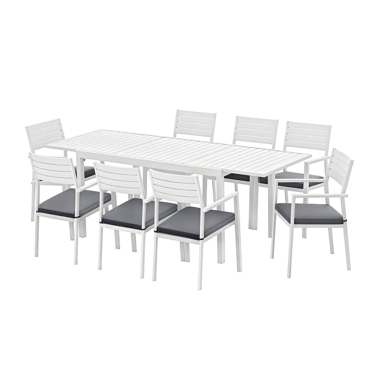 Gardeon Outdoor Dining Set 9PCS Aluminum Extendable Table Chairs Patio Furniture-Furniture > Outdoor > Outdoor Dining Sets-PEROZ Accessories