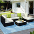 Gardeon 7-Piece Outdoor Sofa Set Wicker Couch Lounge Setting Cover-Outdoor Sofa Sets-PEROZ Accessories