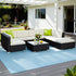 Gardeon 8-Piece Outdoor Sofa Set Wicker Couch Lounge Setting Cover-Outdoor Sofa Sets-PEROZ Accessories