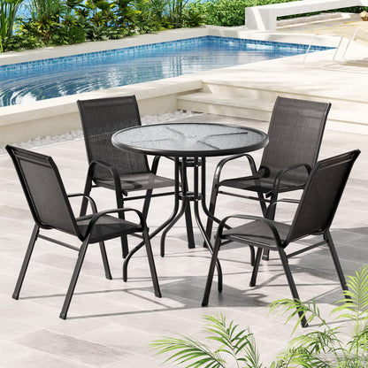 Gardeon Outdoor Dining Set Table and Chairs Patio Garden Furniture Bistro Set-Furniture &gt; Outdoor &gt; Outdoor Dining Sets-PEROZ Accessories