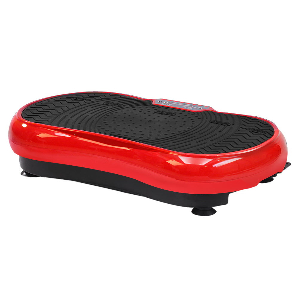 Everfit Vibration Machine Platform Vibrator Resistance Rope Home Fitness Red-Sports &amp; Fitness &gt; Fitness Accessories-PEROZ Accessories