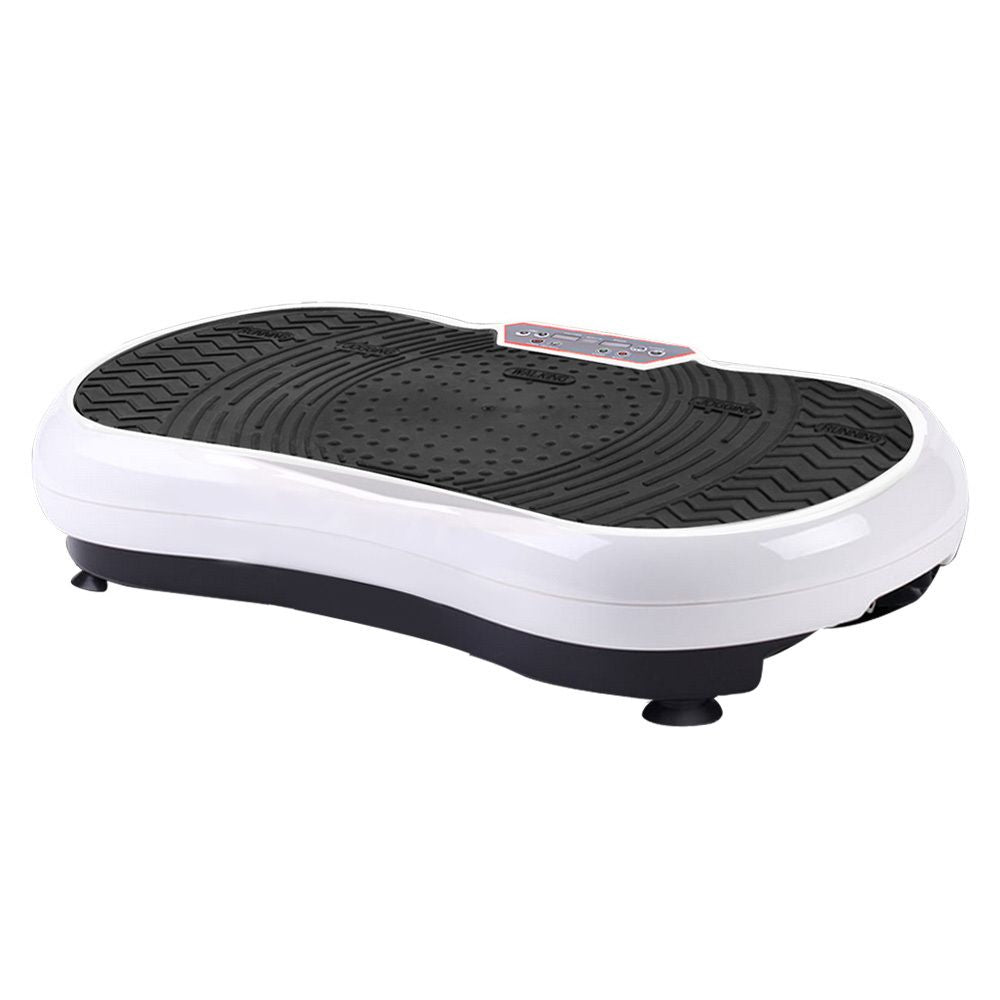 Everfit Vibration Machine Platform Vibrator Resistance Rope Home Fitness White-Sports &amp; Fitness > Fitness Accessories-PEROZ Accessories