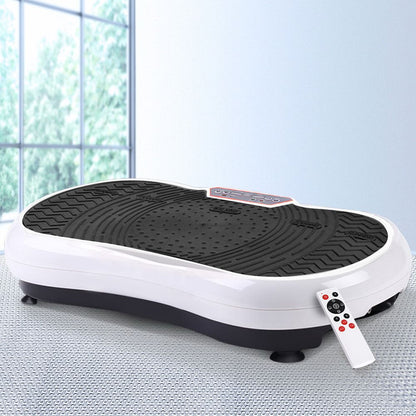 Everfit Vibration Machine Platform Vibrator Resistance Rope Home Fitness White-Sports &amp; Fitness > Fitness Accessories-PEROZ Accessories