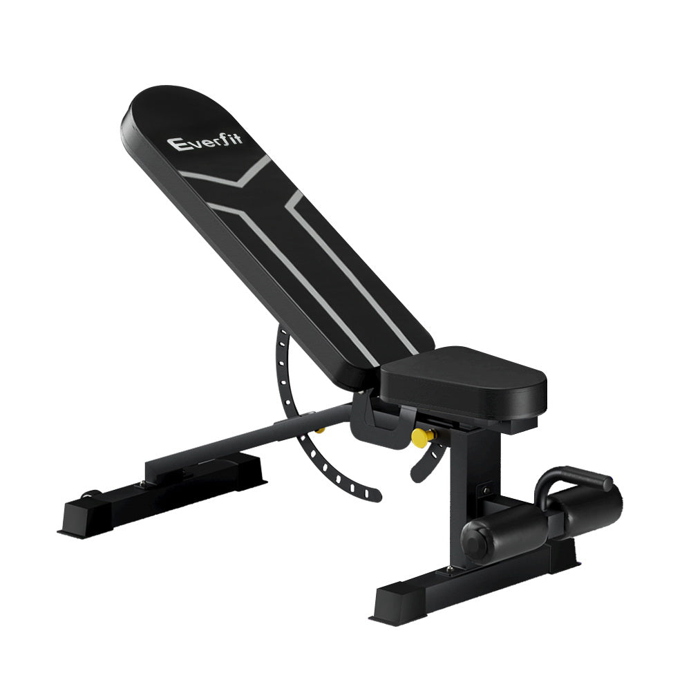 Everfit Weight Bench Adjustable FID Bench Press Home Gym 450kg Capacity-Sports &amp; Fitness &gt; Exercise, Gym &amp; Fitness &gt; Exercise Benches-PEROZ Accessories
