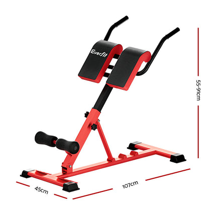 Everfit Weight Bench Adjustable Roman Chair 10 in 1 Home Gym Fitness 200kg-Sports &amp; Fitness &gt; Exercise, Gym &amp; Fitness &gt; Exercise Benches-PEROZ Accessories