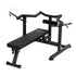 Everfit Chest Press Machine Home Gym Equipment Folding Workout Bench with Independent Arms Black-Sports & Fitness > Exercise, Gym & Fitness > Gym Equipment & Accessories-PEROZ Accessories