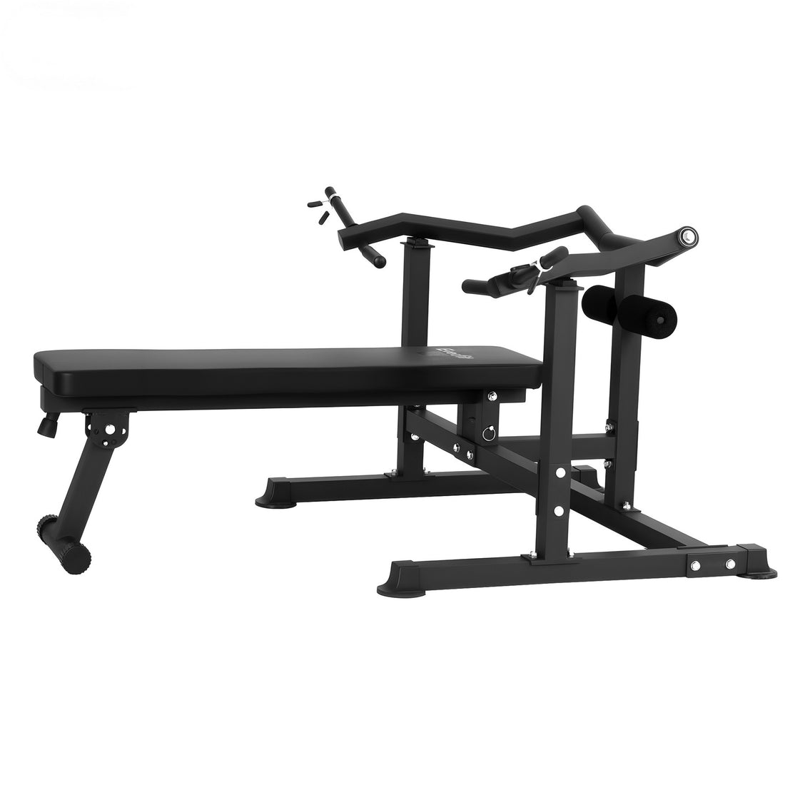 Everfit Chest Press Machine Home Gym Equipment Folding Workout Bench with Independent Arms Black-Sports &amp; Fitness > Exercise, Gym &amp; Fitness > Gym Equipment &amp; Accessories-PEROZ Accessories