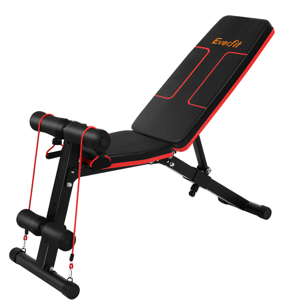 Everfit Weight Bench Adjustable FID Bench Press Home Gym 150kg Capacity-Sports &amp; Fitness > Fitness Accessories-PEROZ Accessories