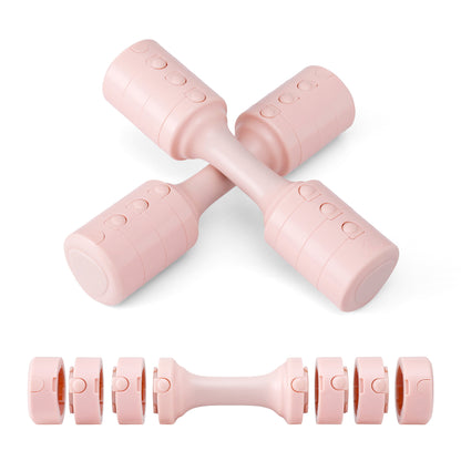 Everfit 2x2.5kg Adjustable Dumbbell Set Weights Set 4-in-1 Home Gym Workout Strength Training-Sports &amp; Fitness > Exercise, Gym &amp; Fitness > Free Weights-PEROZ Accessories