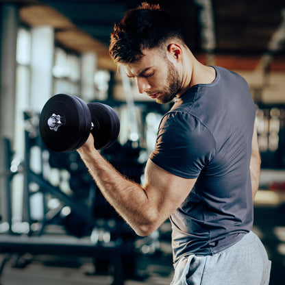 Everfit 25kg Dumbbell Set Weight Plates Dumbbells Lifting Bench-Sports &amp; Fitness &gt; Exercise, Gym &amp; Fitness &gt; Free Weights-PEROZ Accessories