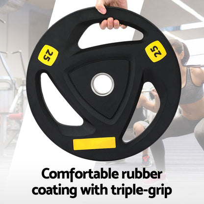 Everfit Barbells Set 56KG 120cm Dumbbells Barbells Plate Weight Lifting Home Gym Lifting-Sports &amp; Fitness &gt; Exercise, Gym &amp; Fitness &gt; Free Weights-PEROZ Accessories
