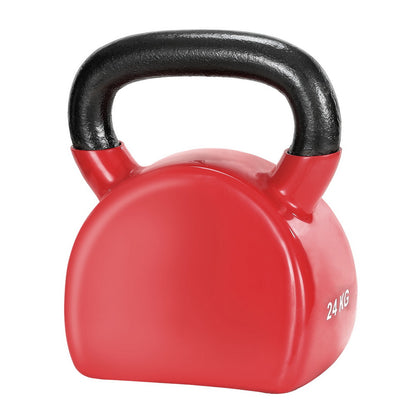Everfit 24kg Kettlebell Set Weightlifting Bench Dumbbells Kettle Bell Gym Home-Sports &amp; Fitness &gt; Exercise, Gym &amp; Fitness &gt; Free Weights-PEROZ Accessories