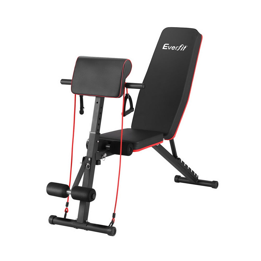Everfit Weight Bench Adjustable Preacher Curl Bench Press Dumbbell Stool 260kg-Sports &amp; Fitness &gt; Exercise, Gym &amp; Fitness &gt; Exercise Benches-PEROZ Accessories