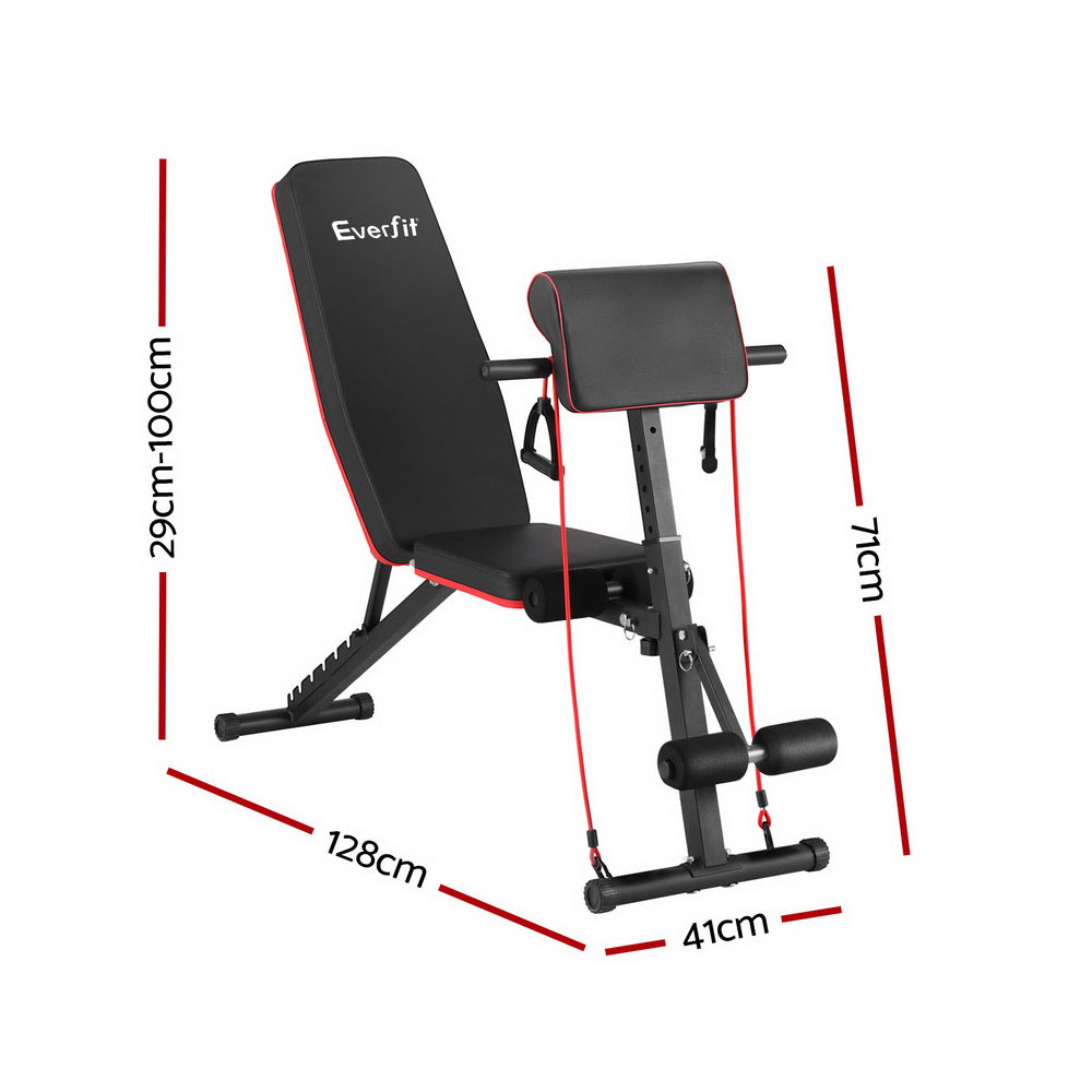 Everfit Weight Bench Adjustable Preacher Curl Bench Press Dumbbell Stool 260kg-Sports &amp; Fitness &gt; Exercise, Gym &amp; Fitness &gt; Exercise Benches-PEROZ Accessories