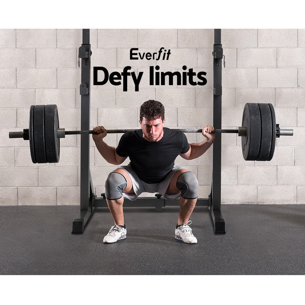 Everfit Weight Bench Adjustable Squat Rack Home Gym Equipment 300kg-Sports &amp; Fitness &gt; Fitness Accessories-PEROZ Accessories