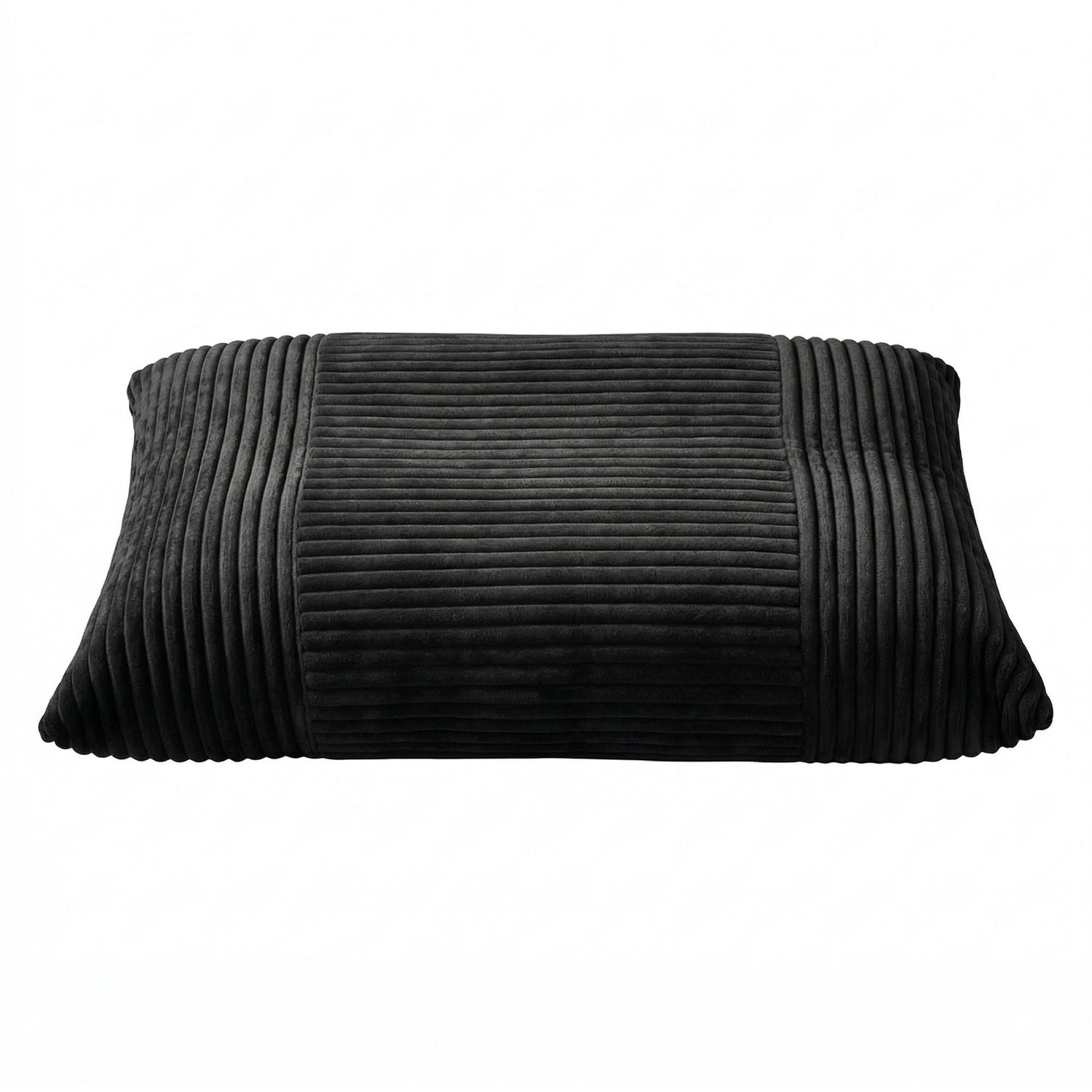 Artiss 3-in-1 Bean Bag Chair for Living Room Convertible Floor Sofa Dark Grey-Furniture > Bar Stools &amp; Chairs > Arm Chairs &amp; Recliners-PEROZ Accessories