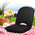 Artiss Floor Lounge Sofa Camping Chair Black-Camping Chairs-PEROZ Accessories