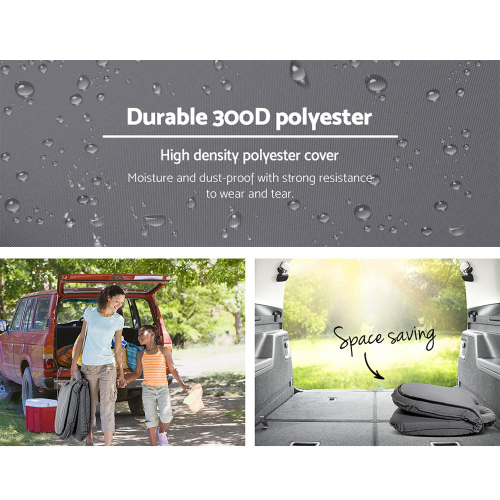 Artiss Floor Lounge Sofa Camping Chair Grey-Camping Chairs-PEROZ Accessories