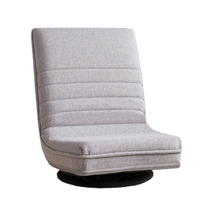Ariss Swivel Floor Chair 360 Adjustable Foldable Lounge Seat Floor Sofa Chair Grey-Furniture > Bar Stools &amp; Chairs > Arm Chairs &amp; Recliners-PEROZ Accessories