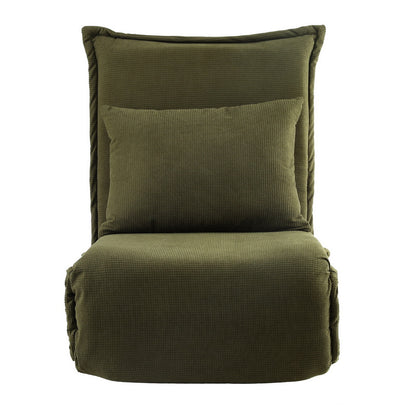 Artiss Floor Lounge Sofa Bed Foldable Green-Furniture &gt; Bar Stools &amp; Chairs &gt; Arm Chairs &amp; Recliners-PEROZ Accessories