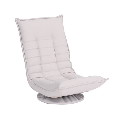 Artiss Swivel Floor Chair 5 Adjustable Foldable Lounge Seat Floor Sofa Chair Grey-Furniture > Bar Stools &amp; Chairs > Arm Chairs &amp; Recliners-PEROZ Accessories