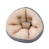 Artiss Floor Lounge Sofa Bed Chair Foldable Washable Beige-Furniture > Bar Stools & Chairs > Arm Chairs & Recliners-PEROZ Accessories