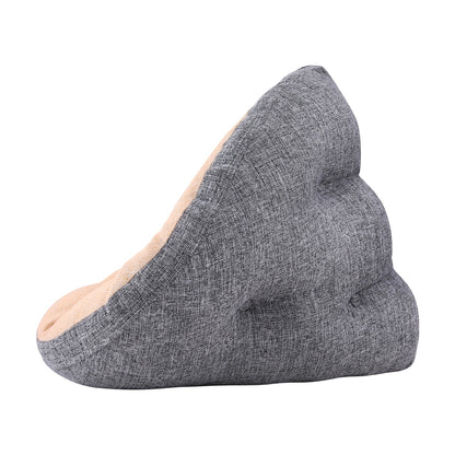 Artiss Floor Lounge Sofa Bed Chair Foldable Washable Beige-Furniture &gt; Bar Stools &amp; Chairs &gt; Arm Chairs &amp; Recliners-PEROZ Accessories